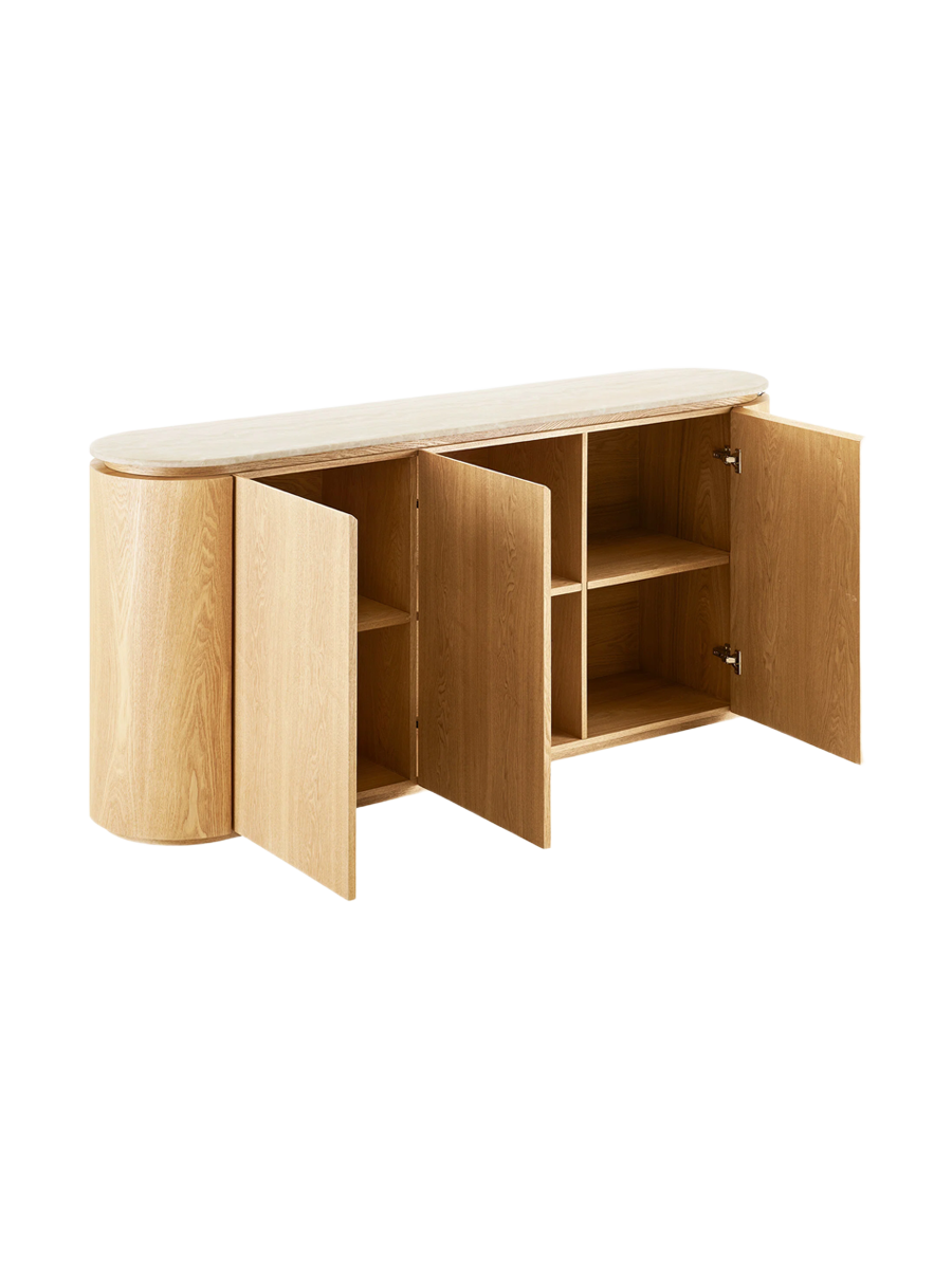 
Credenza di design «Larvik» con piano in granito