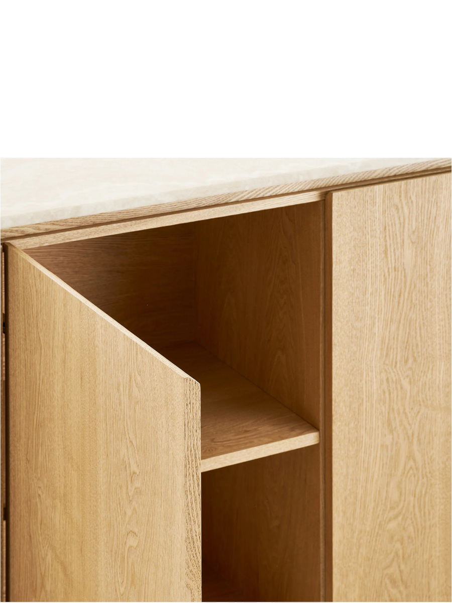 
Credenza di design «Larvik» con piano in granito