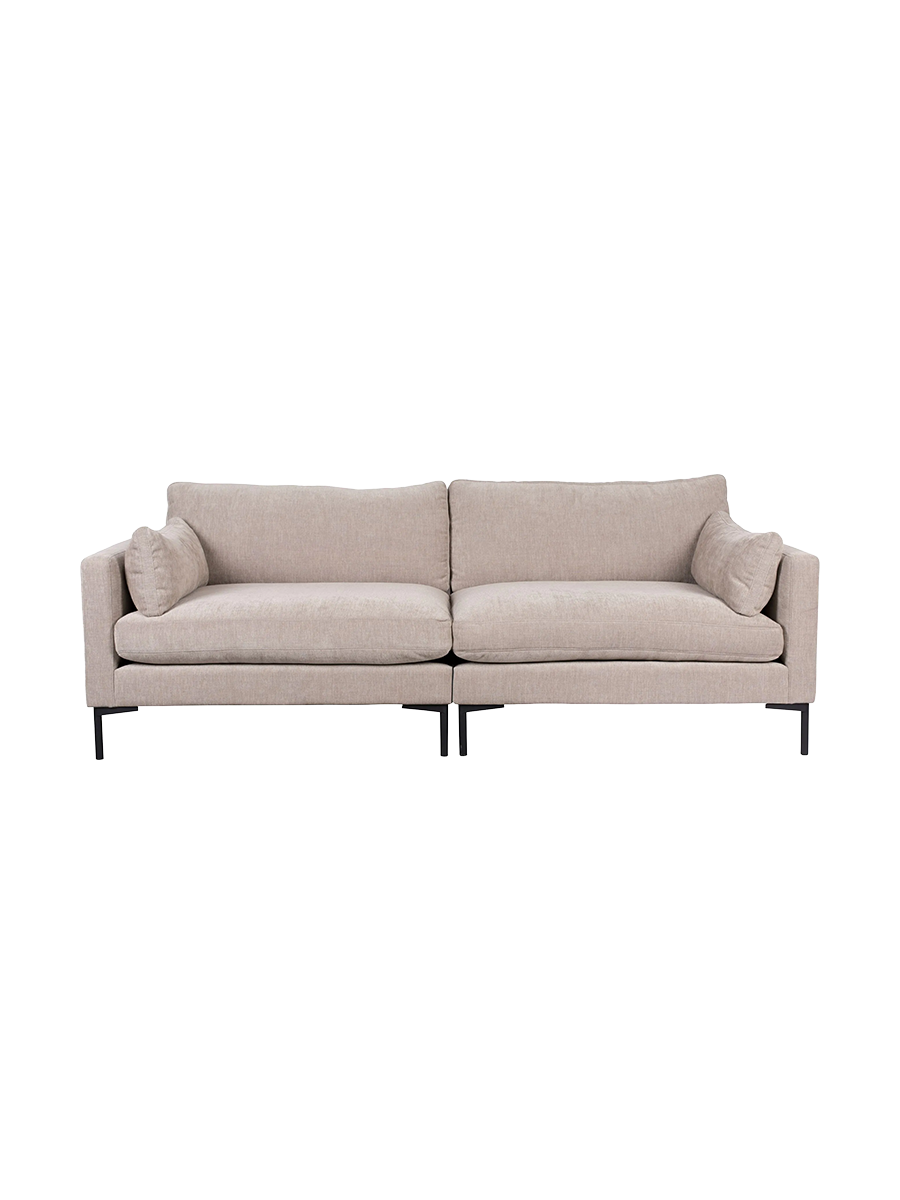 
Hochwertiges 3-Sitzer Design Sofa „Summer“ - Latte
