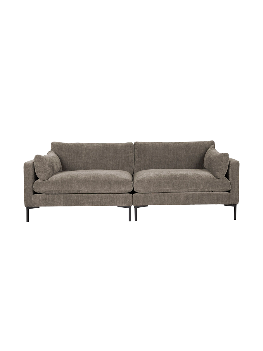 
Hochwertiges 3-Sitzer Design Sofa „Summer“ - Coffee