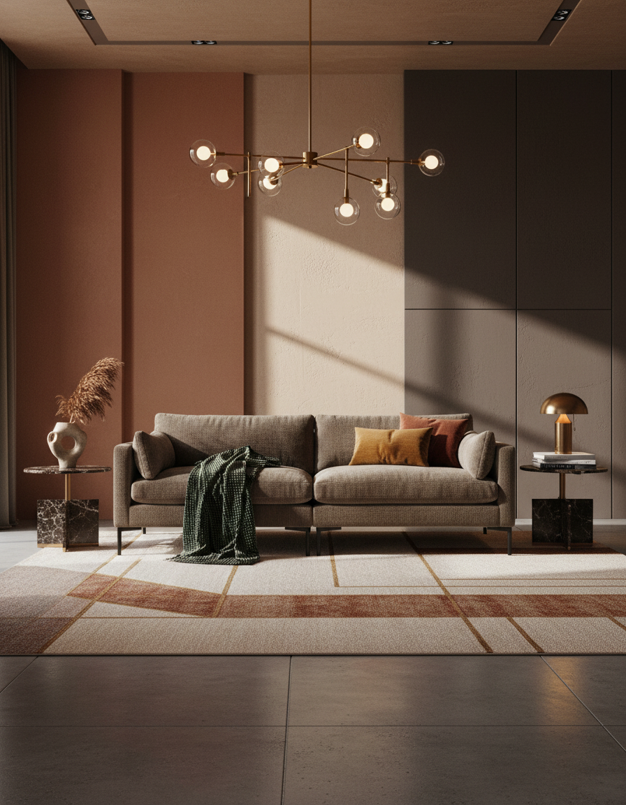 
Hochwertiges 3-Sitzer Design Sofa „Summer“ - Coffee