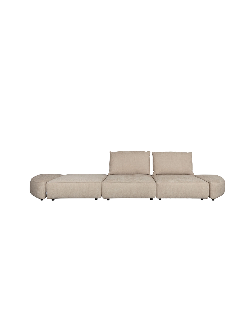 
4.5-Sitzer Design Sofa „Hunter“, Sand