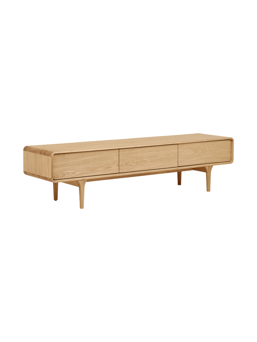 
Credenza bassa di design „Darwin“ - Rovere Naturale