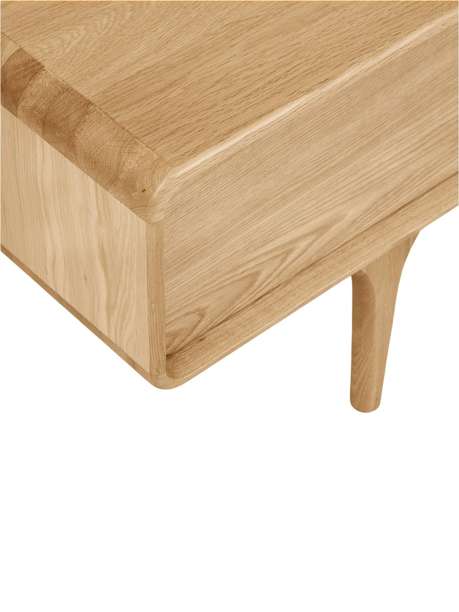 
Credenza bassa di design „Darwin“ - Rovere Naturale