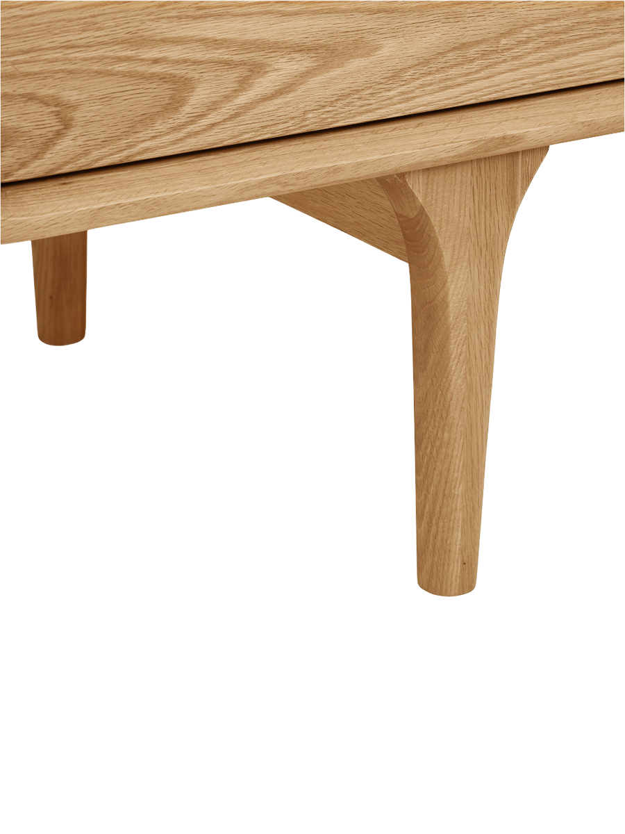 
Credenza bassa di design „Darwin“ - Rovere Naturale