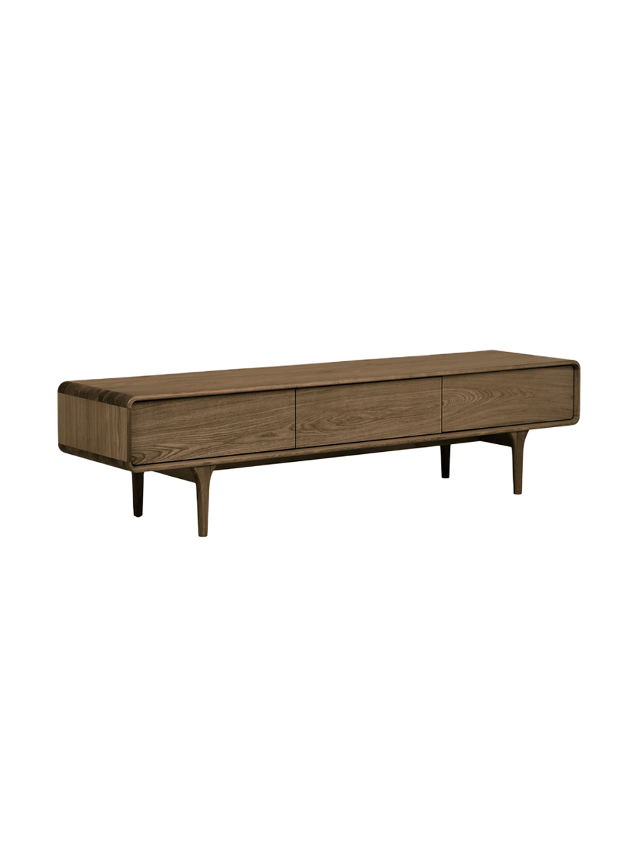 
Credenza bassa di design „Darwin“ - Rovere Marrone scuro