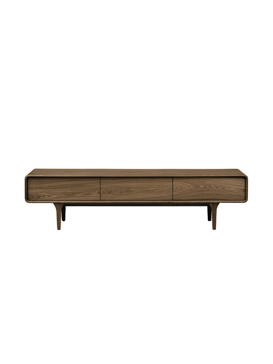 
Credenza bassa di design „Darwin“ - Rovere Marrone scuro