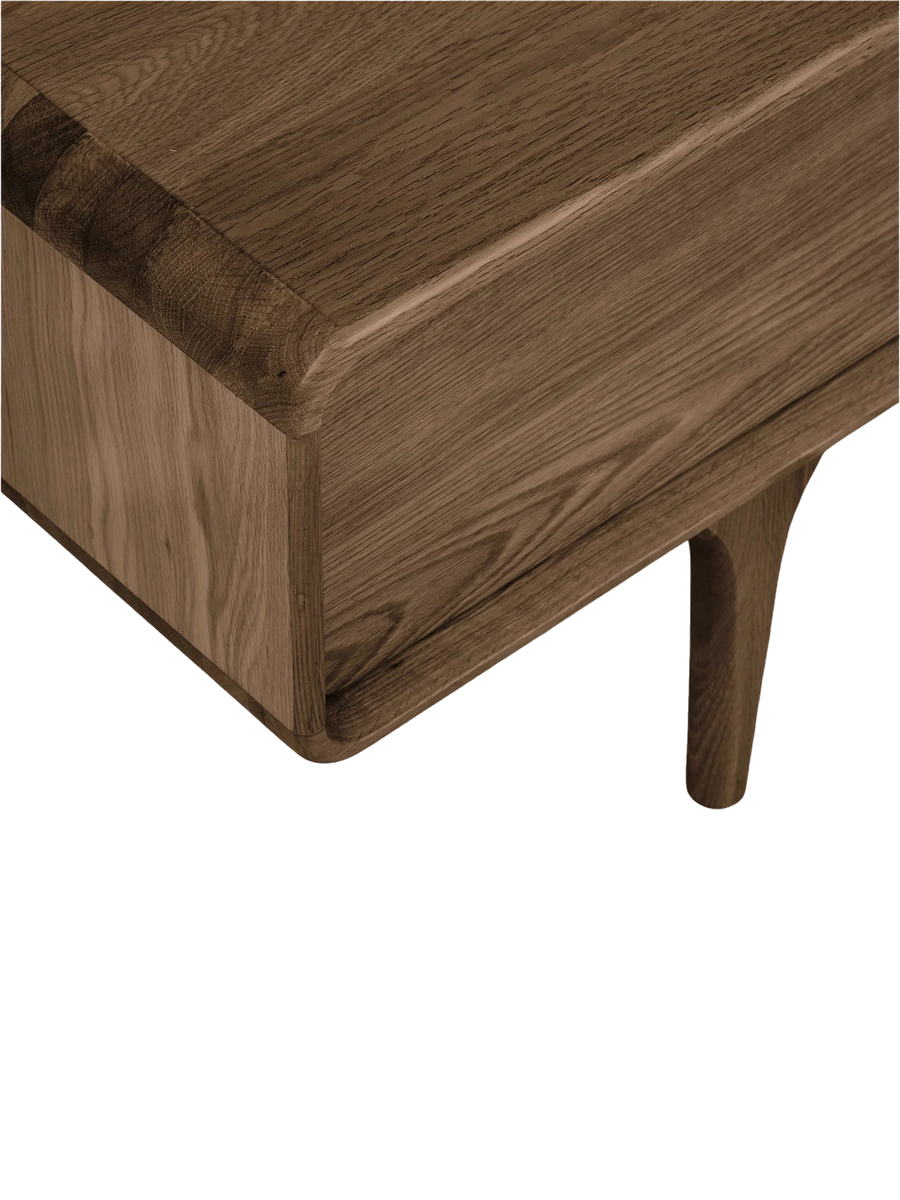 
Credenza bassa di design „Darwin“ - Rovere Marrone scuro