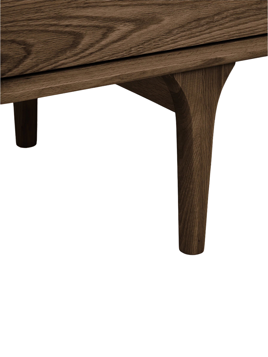 
Credenza bassa di design „Darwin“ - Rovere Marrone scuro