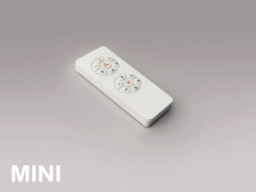 
Ventilateur de plafond haut de gamme et plafonnier LED « Siroco » avec télécommande - blanc