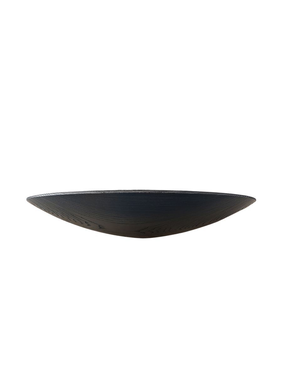 
Étagère murale design « Drop Floating » en frêne massif - Noir