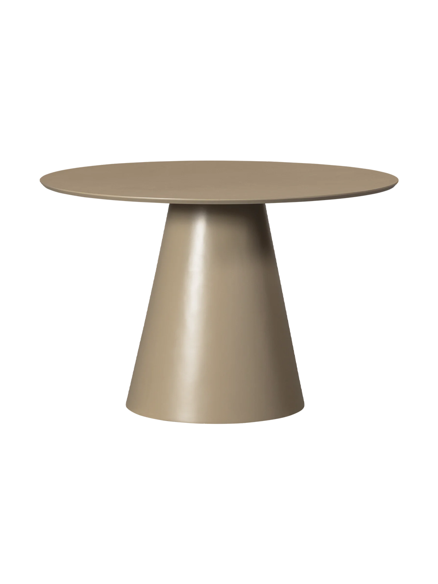
Round designer dining table "Jorro" - Ø 120 cm - Taupe