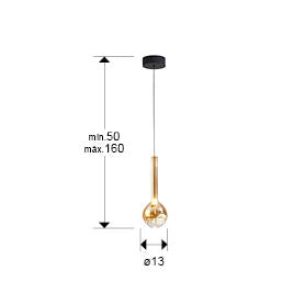 
Lampada a sospensione LED di design „Essenza“, a 1 luce