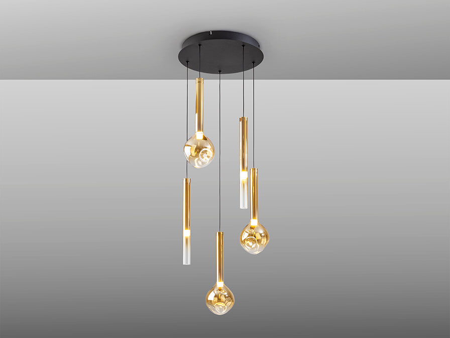 
Lampada a sospensione LED di design „Essenza“, a 5 luci