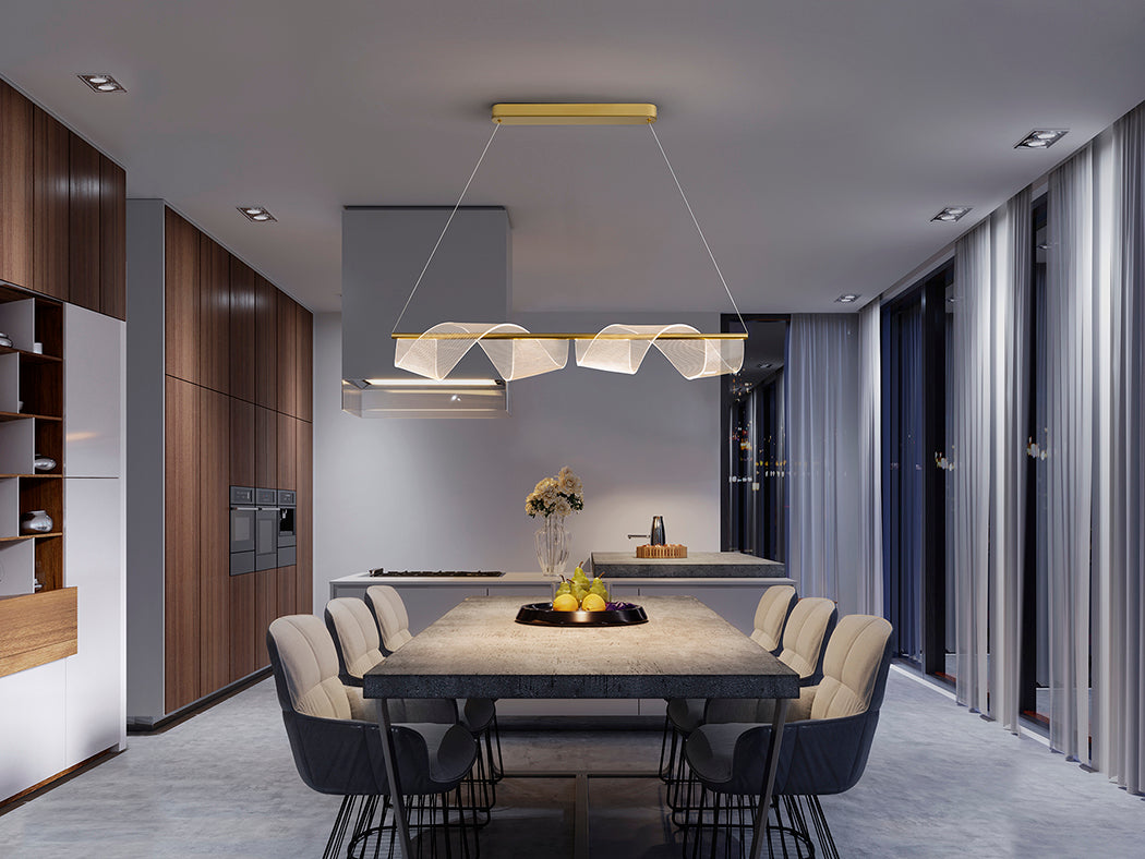 
Large LED designer hanging lamp “Velas”