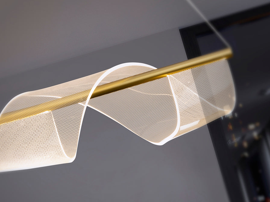 
Large LED designer hanging lamp “Velas”