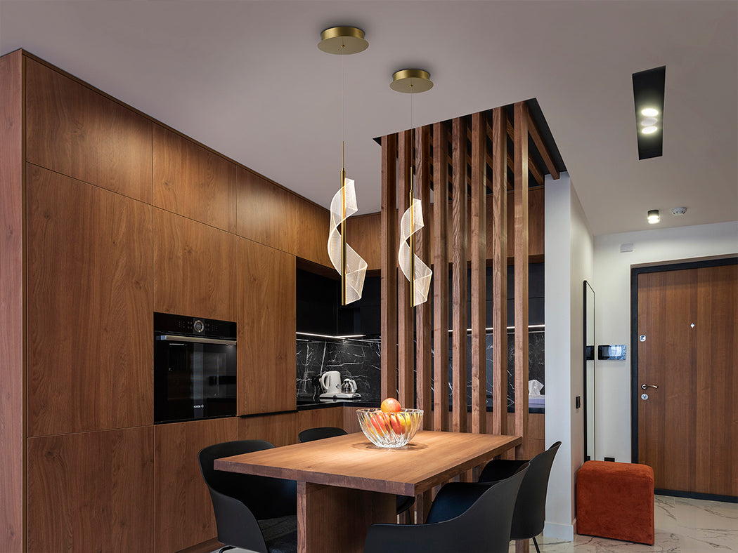 
Large LED designer pendant lamp “Velas”