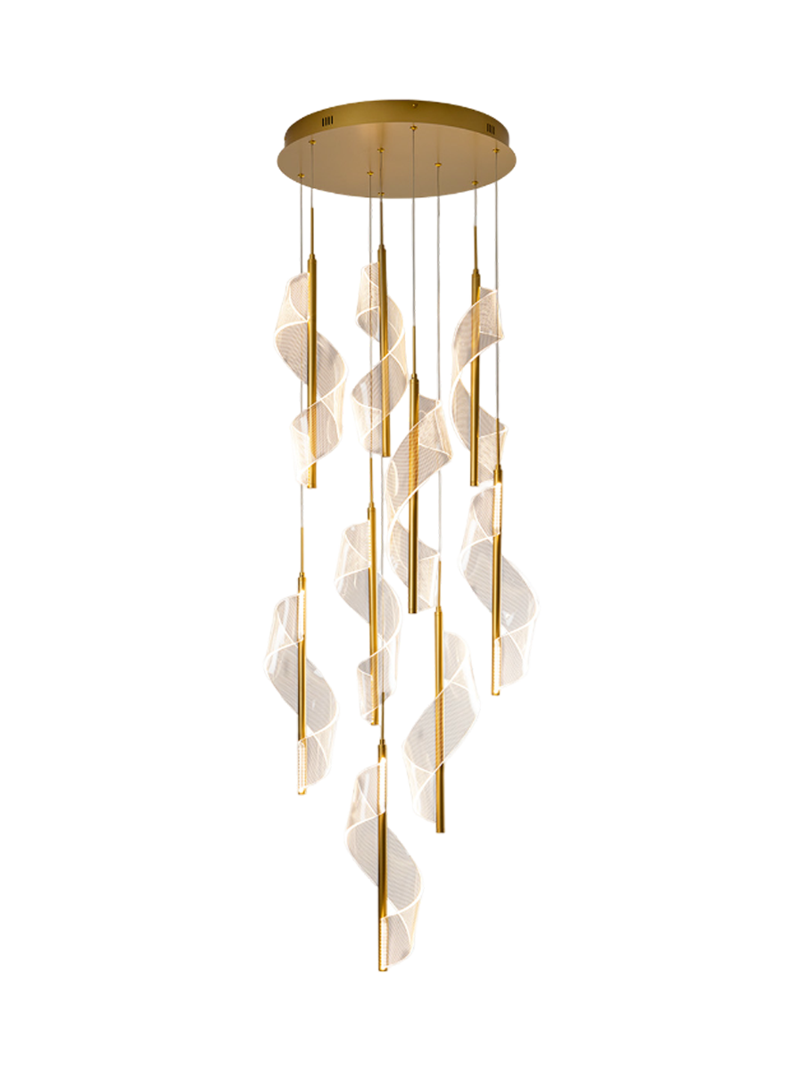 
Large LED designer pendant lamp “Velas XL” with remote control