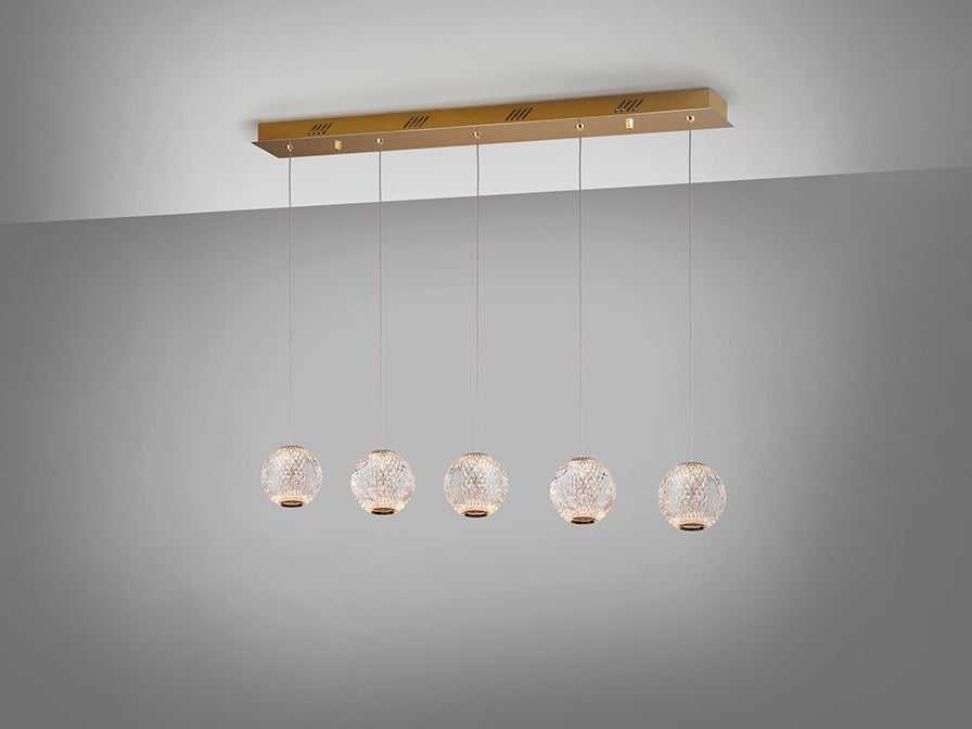 
Lampada a sospensione LED di design „Austral II“, a 5 luci