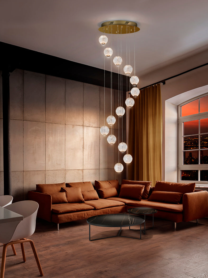 
Lampe de galerie au design LED « Austral », à 14 lumières