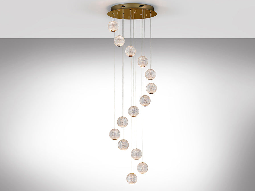 
Lampe de galerie au design LED « Austral », à 14 lumières