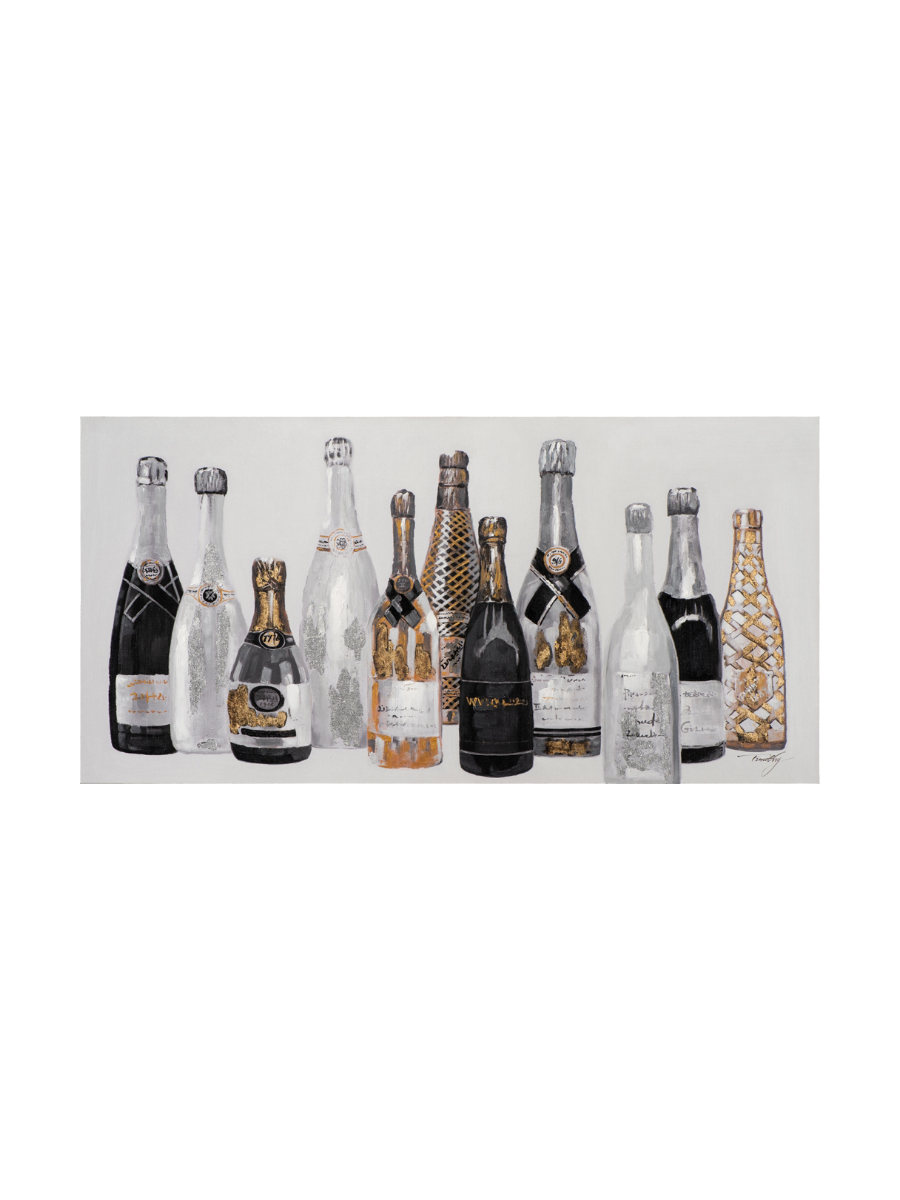 
Handgemaltes Bild „Sektparty II“ 60 x 120 cm