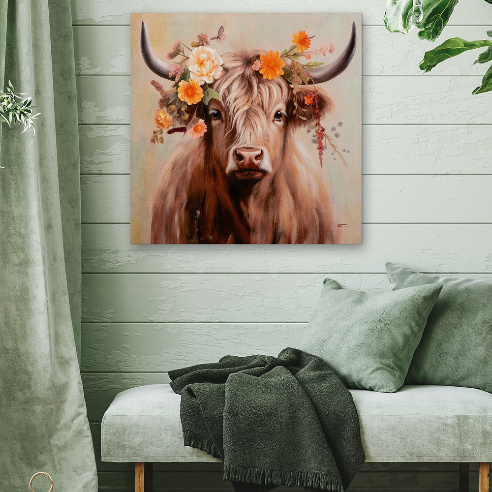 
Handbemaltes Bild „Lovley Linda“ 80 x 80 cm