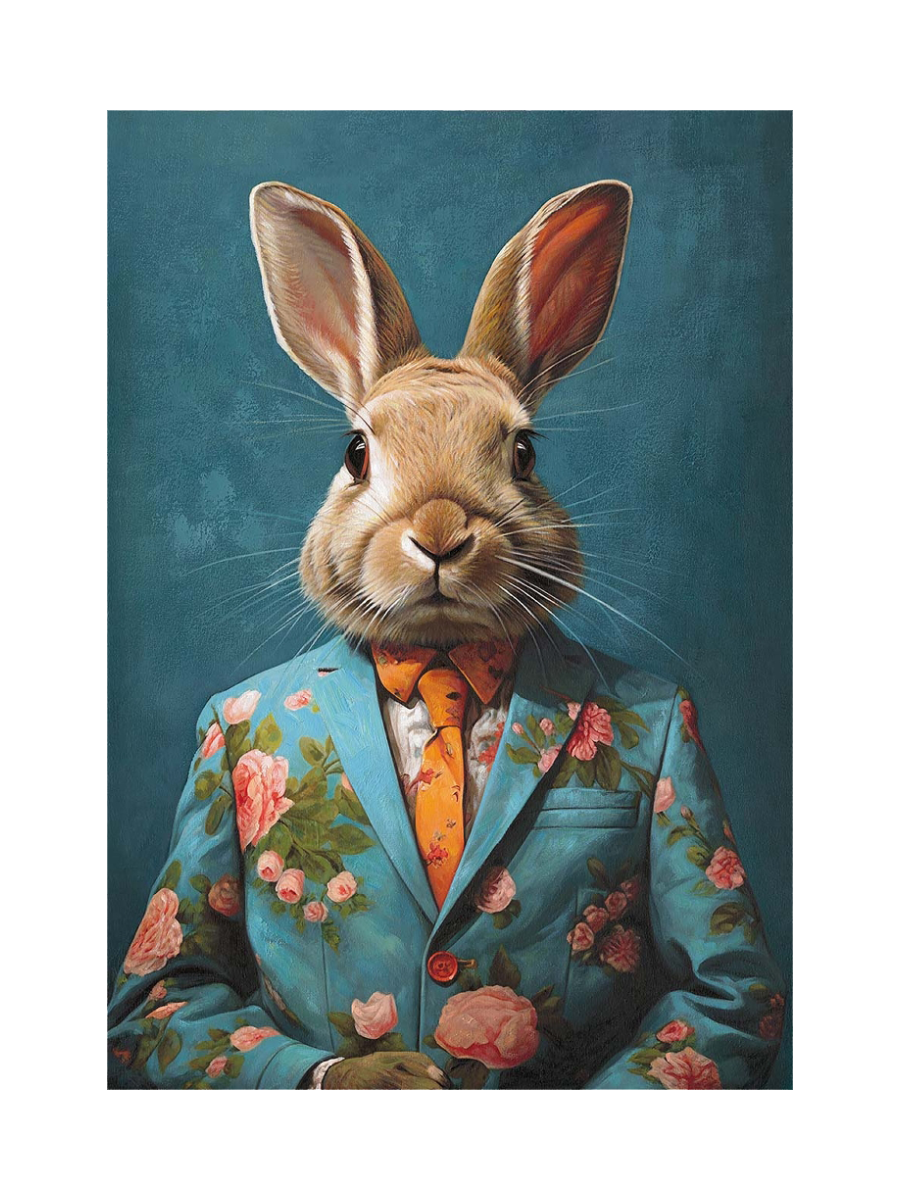 
Tableau peint à la main « Dressed to kill » 70 x 100 cm