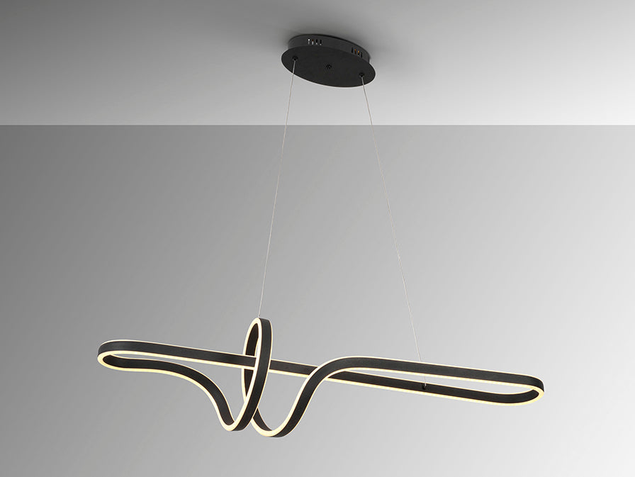 
Dimmbare LED Design Hängelampe „Symphony“ mit Fernbedienung