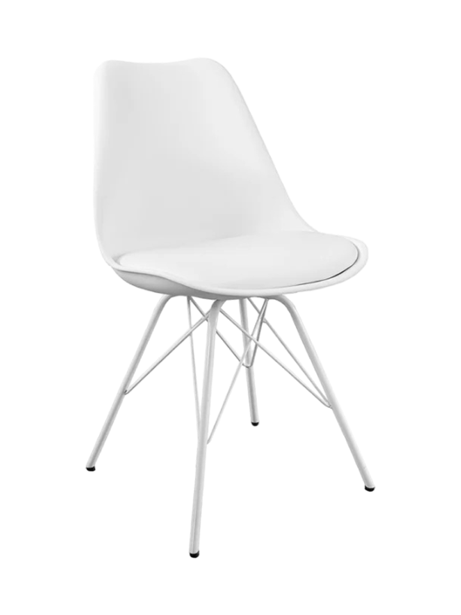
"Scandinavia" Designer Dining Chair - All White