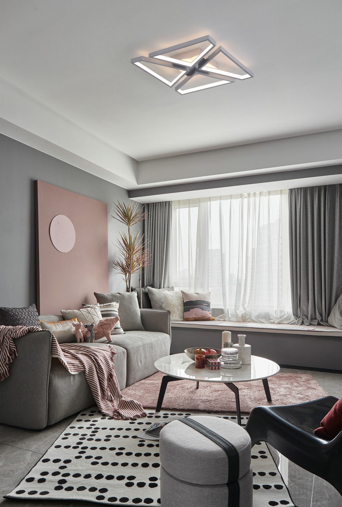 
Lampada da soffitto di design a LED «Quatro»