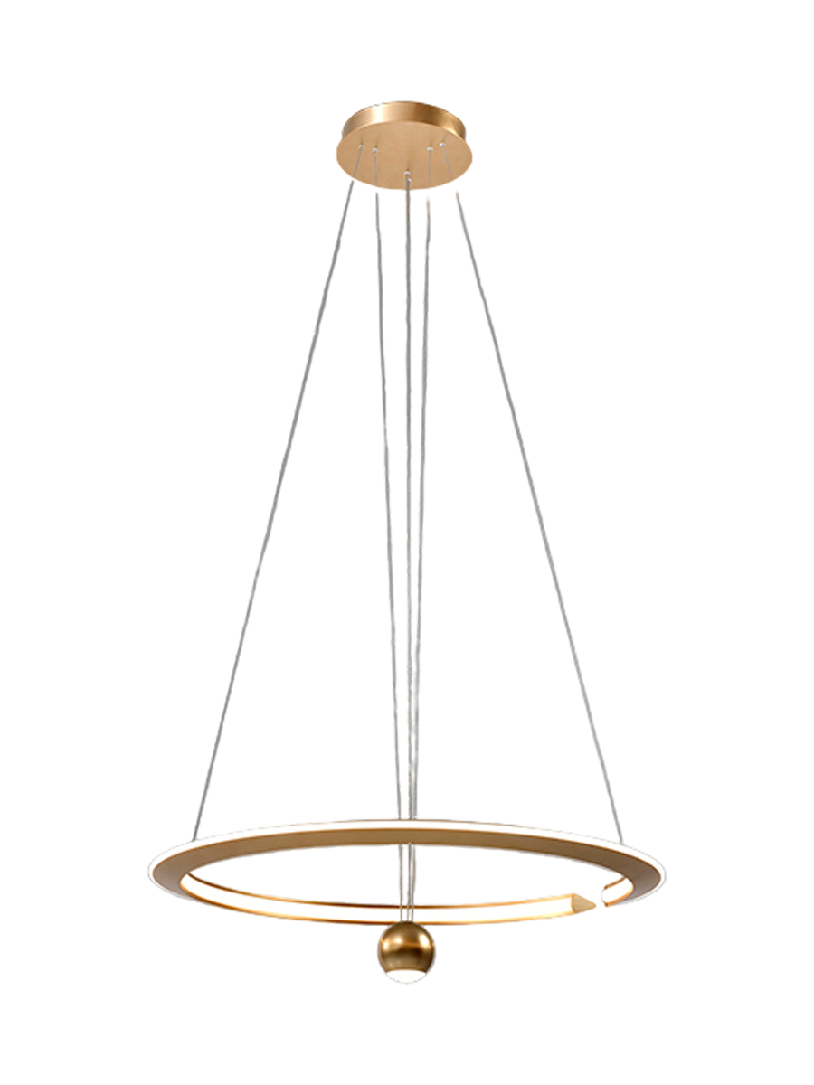
Dimmable LED designer pendant light “Orane” with remote control