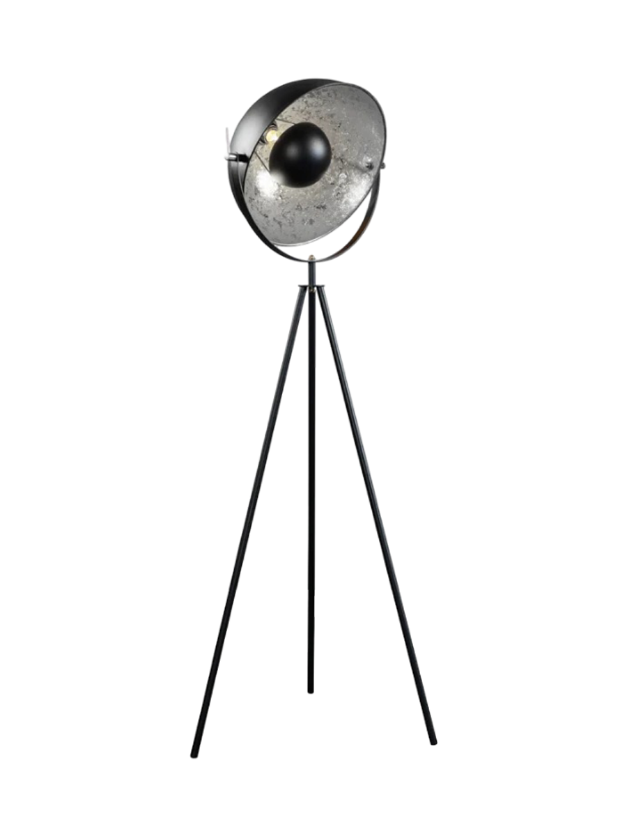 
Lampada da terra flessibile «Studio» Ø 65 x 145 cm - Nero / Argento