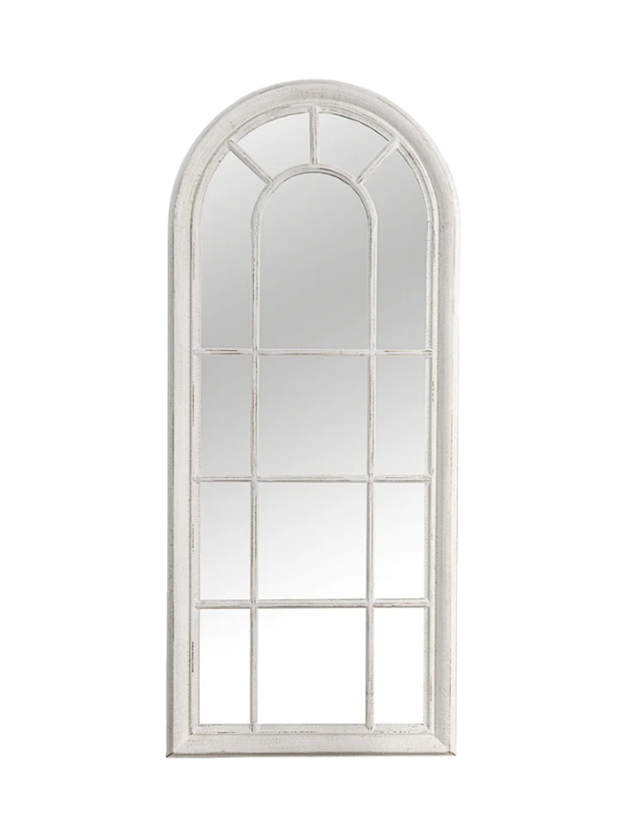 
Grand miroir mural « Castillo » - Gris-blanc