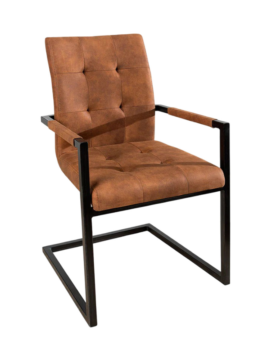 
Chaise cantilever « Oxford » avec accoudoirs - Braun vintage