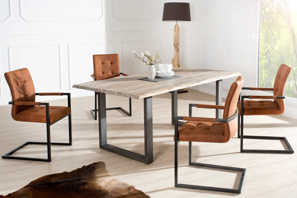 
Chaise cantilever « Oxford » avec accoudoirs - Braun vintage