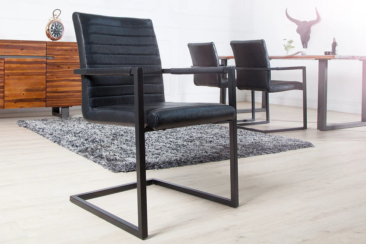
Chaise cantilever « Loft » - Noir