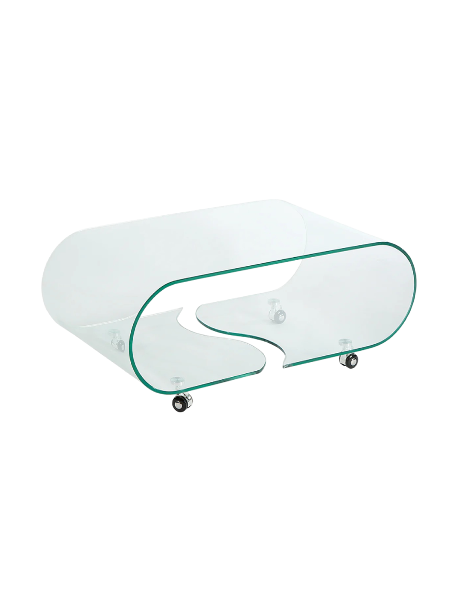 
Designer Coffee Table "Phantome" with Casters