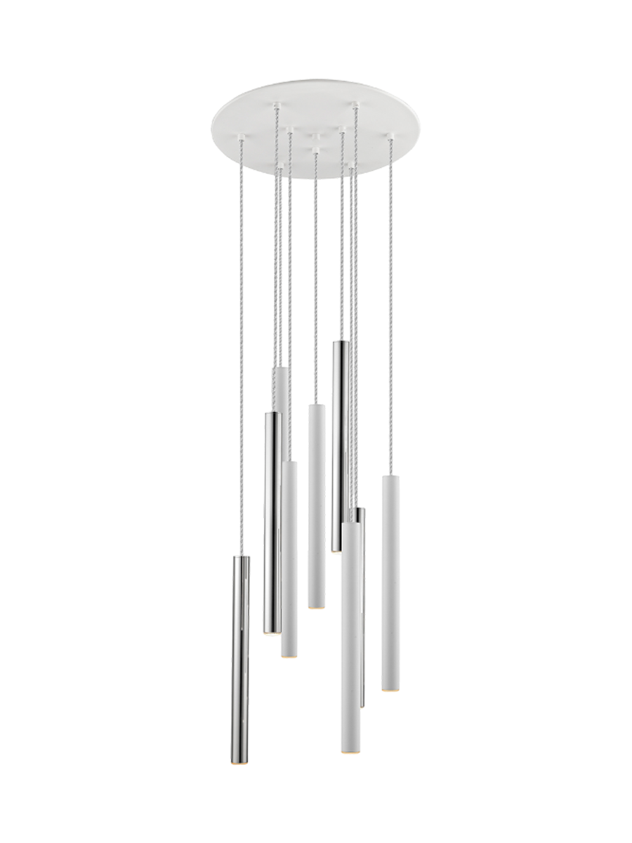 
LED Design Pendellampe „Varas“ 9-flammig