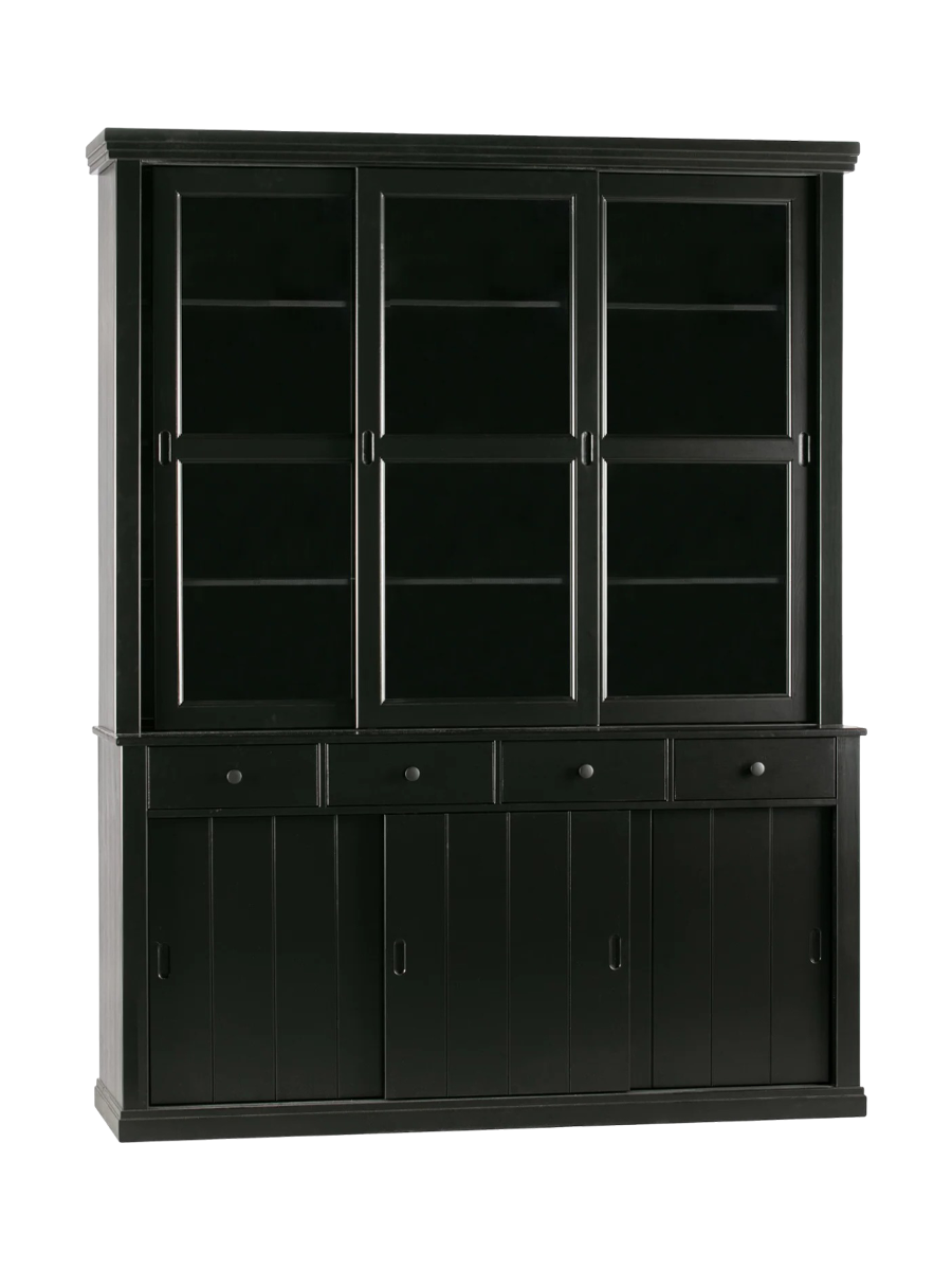
Large, solid buffet cabinet "Lagos" - Black