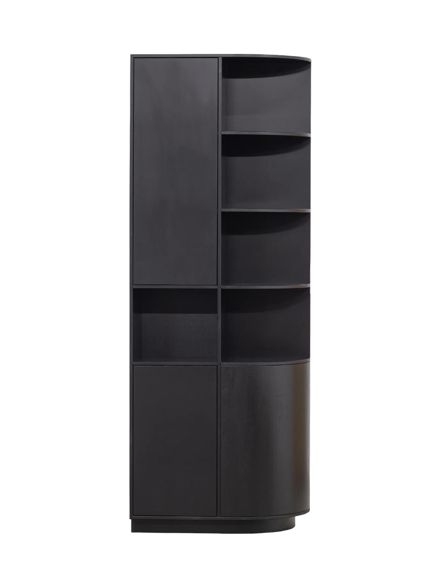 
Massiver, modularer Schrank „Finco“ - Rundes Element rechts