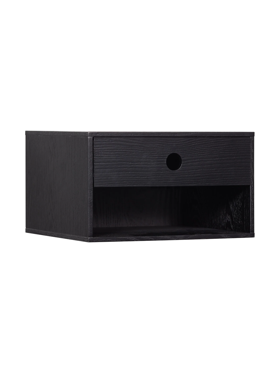 
Wall-mounted designer side table "Nancy" - Black