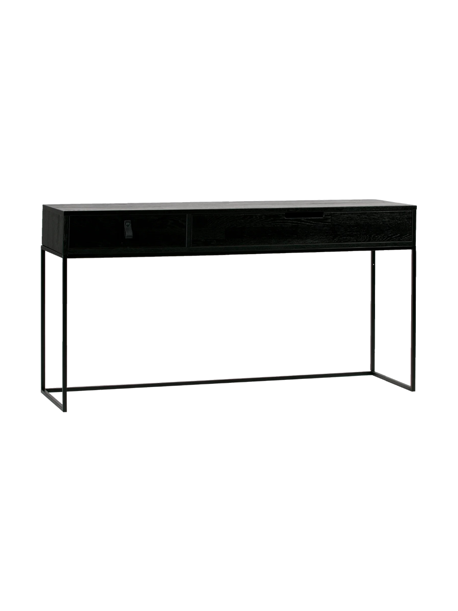 
Design Konsolentisch/Schreibtisch „Silas“ - Schwarz