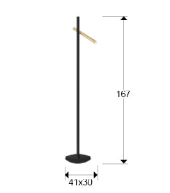 
LED design floor lamp “Varas”