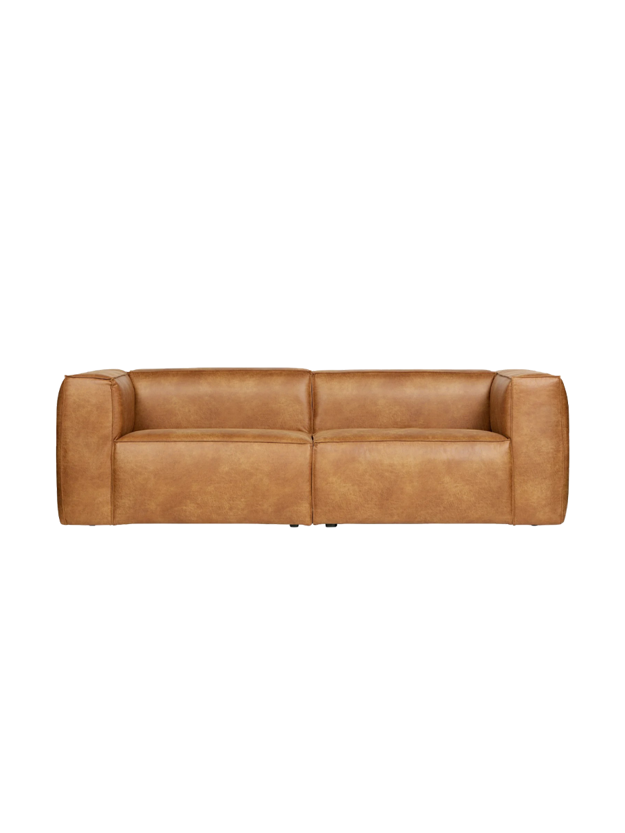 
Design 3.5 Sitzer Sofa „Beann“ aus recyceltem Leder