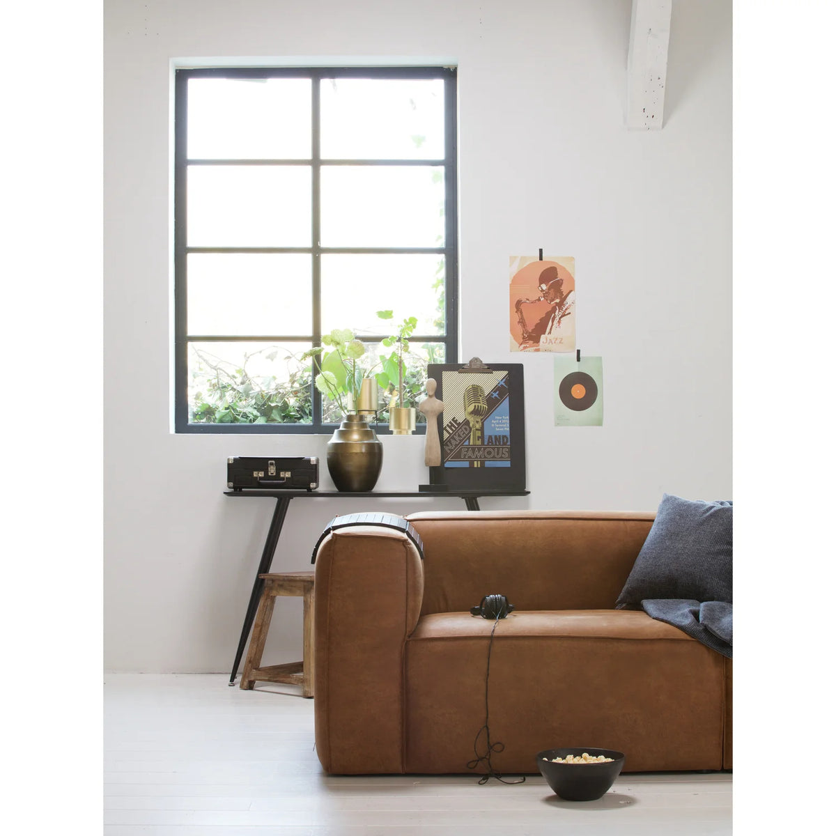 
Design 3.5 Sitzer Sofa „Beann“ aus recyceltem Leder