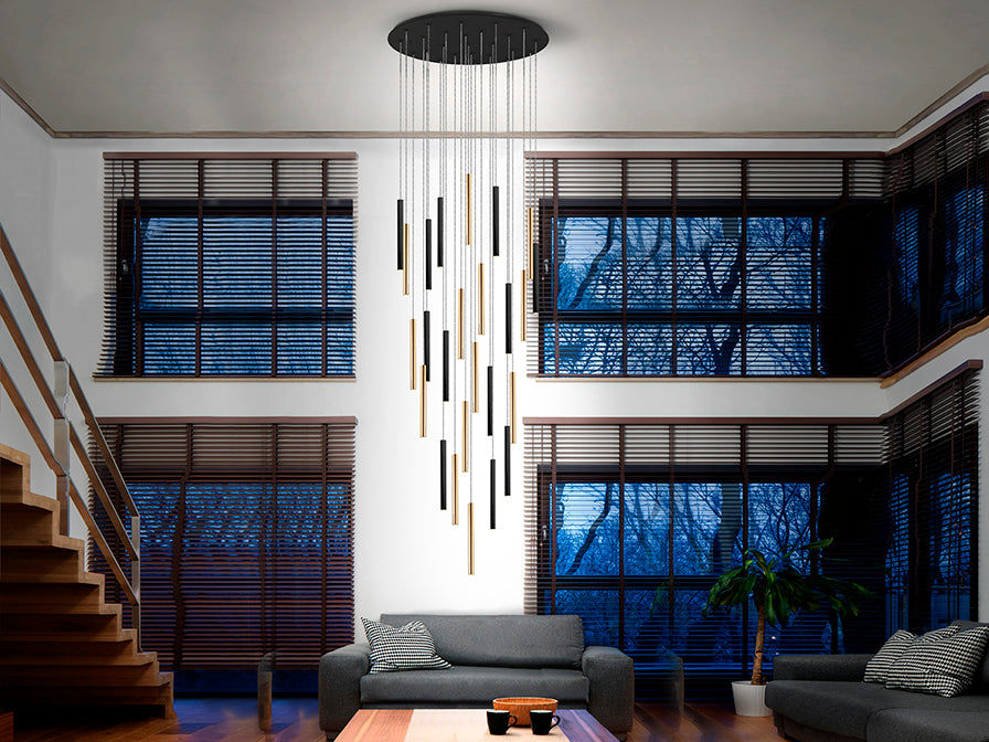 
LED Design Hänge- & Galerielampe „Varas“ - 25-flammig - ohne Fernbedienung