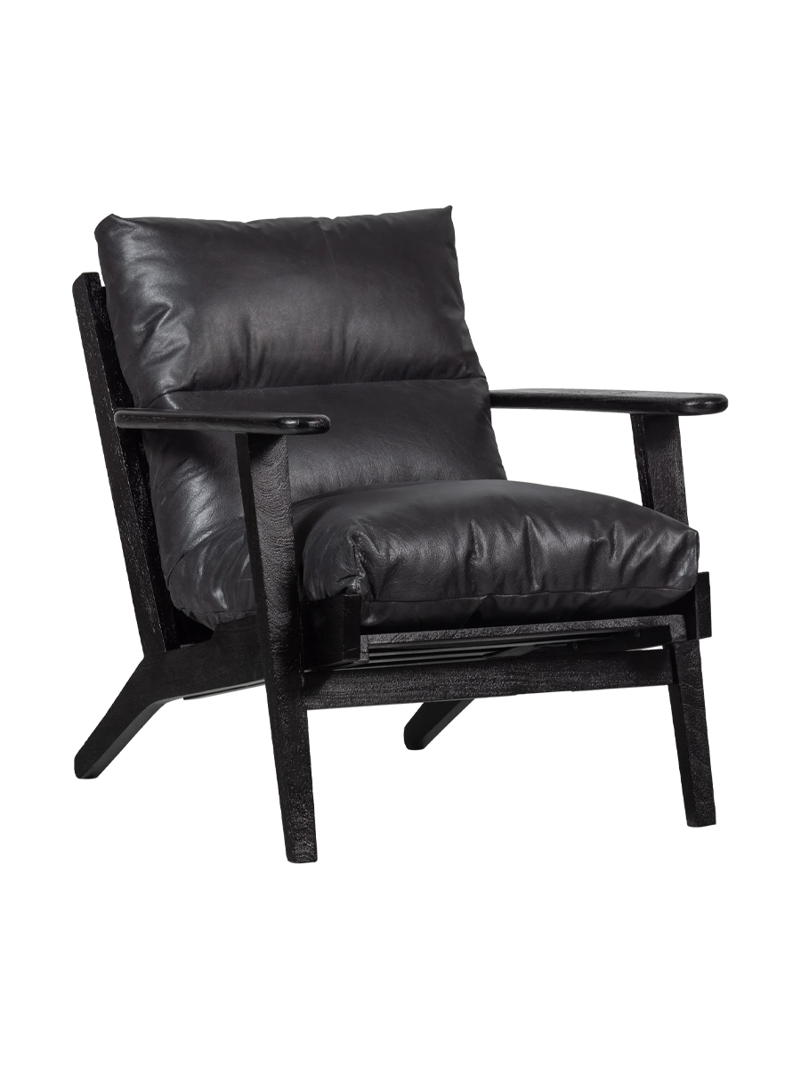 
Genuine Leather Designer Armchair "Houston"