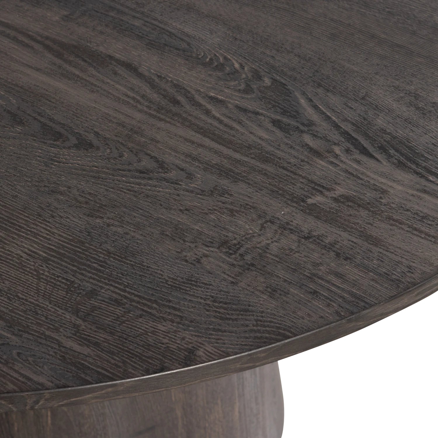 
Round Design Dining Table "Meen" - Ø 120 cm - Dark brown