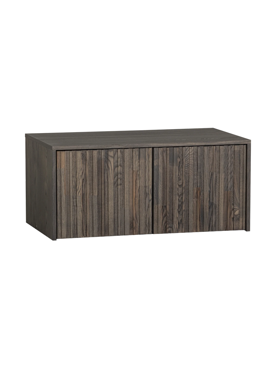 
Solid storage furniture "New Lewison" with two drawers - Espresso